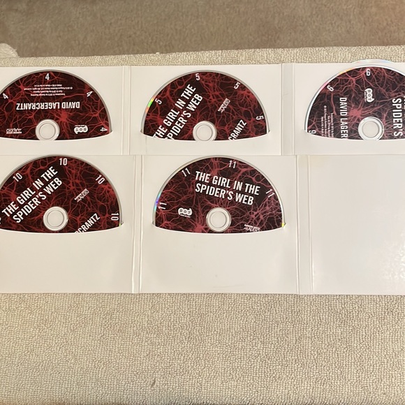 🦋2/$10    The Girl in the Spider’s Web #4 in the Millennium Series/ Book on CD - Picture 4 of 4